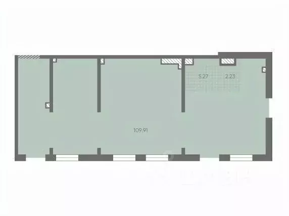 Офис в Санкт-Петербург Морская миля жилой комплекс (117 м) - Фото 1
