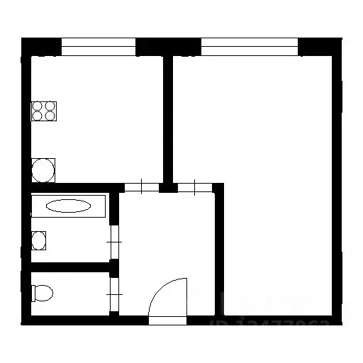 1-к кв. Санкт-Петербург просп. Космонавтов, 32К2 (30.0 м) - Фото 1