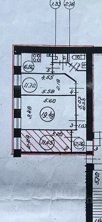Комната Санкт-Петербург Малоохтинский просп., 10 (11.7 м) - Фото 2