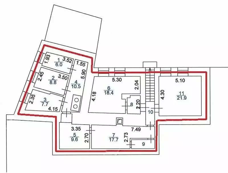 Помещение свободного назначения (796 м) - Фото 1