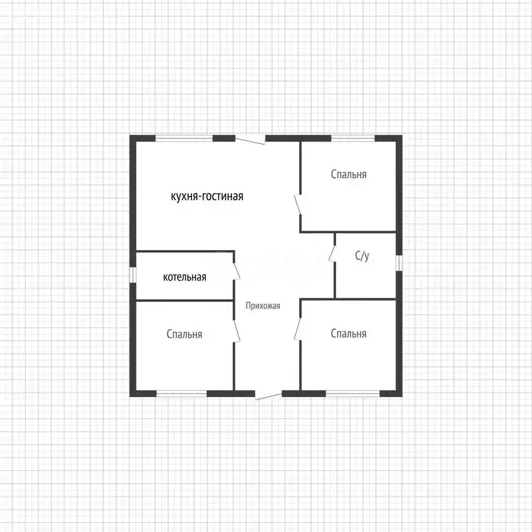 Дом в Ильский, улица имени Богославской (82.4 м) - Фото 1