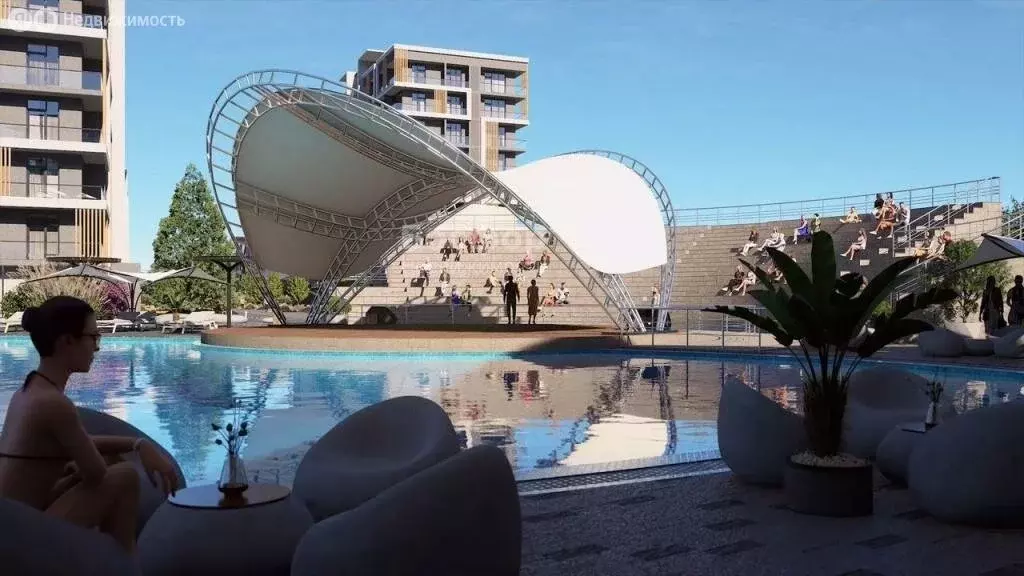 Квартира-студия: Коктебель, Арматлукская улица, 2 (22 м) - Фото 1