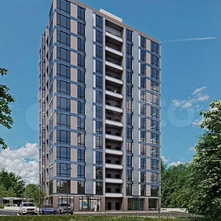 1-к. квартира, 38,4 м, 13/13 эт. - Фото 1