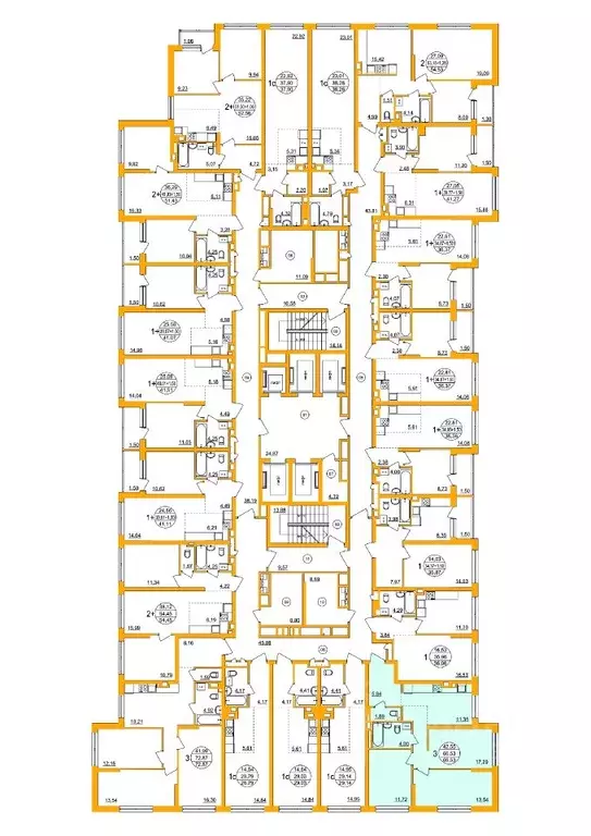3-к кв. Башкортостан, Уфа ул. 40 лет Октября, 13 (66.0 м) - Фото 2