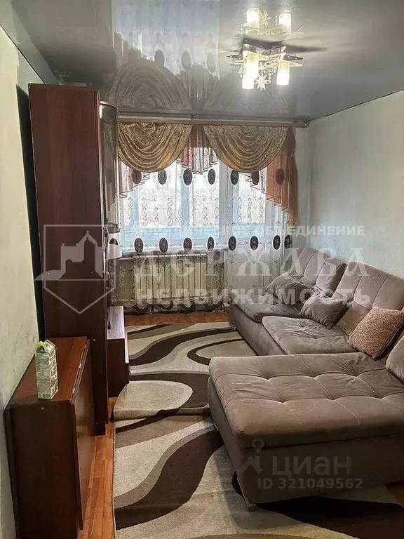 3-к кв. Кемеровская область, Ленинск-Кузнецкий ул. Розы Люксембург, 43 ... - Фото 1
