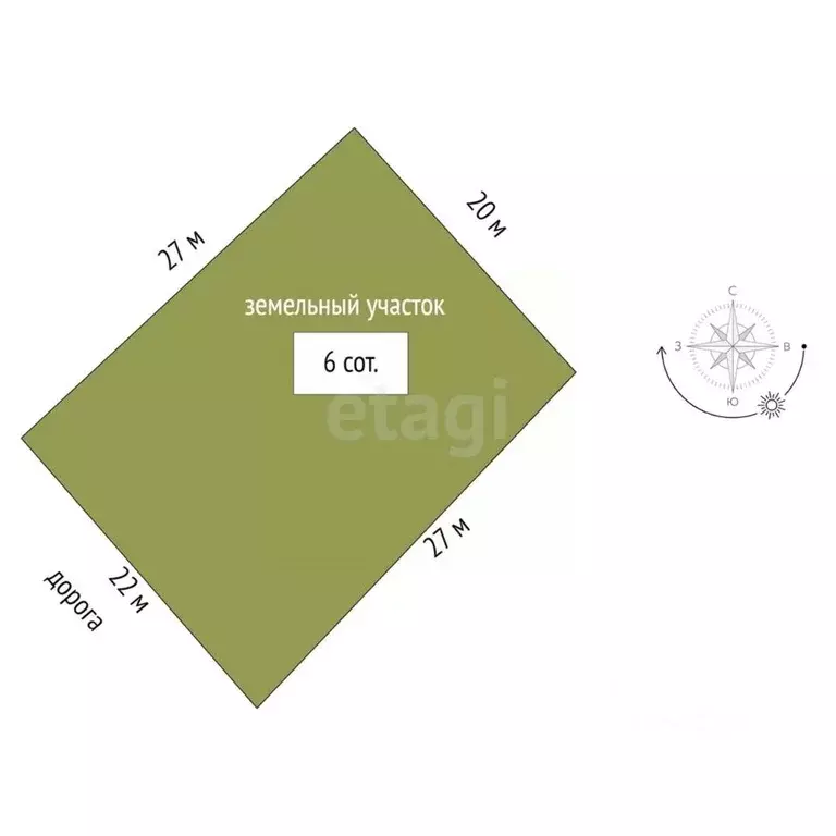 Участок в Ростовская область, Родионово-Несветайская сл.  (6.0 сот.) - Фото 2