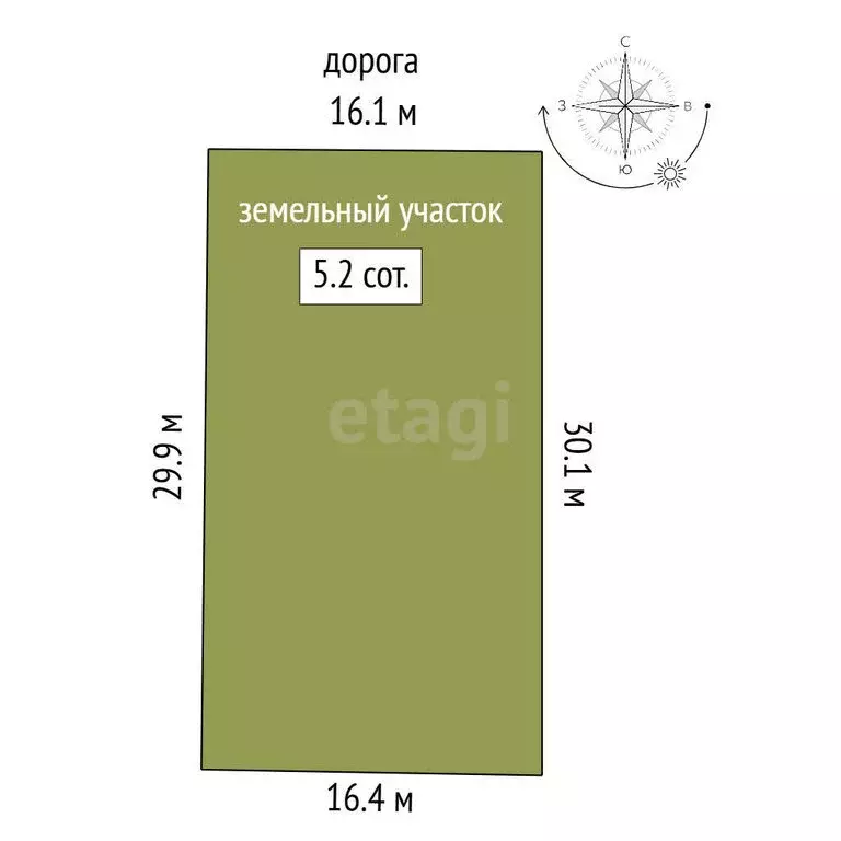 Участок в посёлок городского типа Молодёжное, Симферопольская улица ... - Фото 0