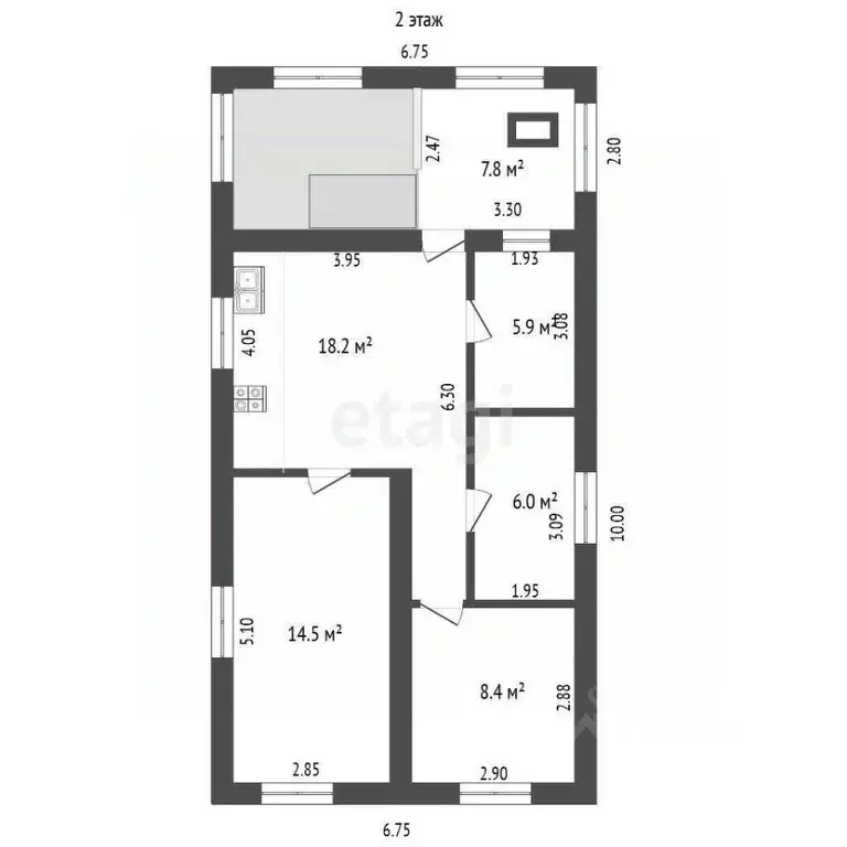 Дом в Саратовская область, Балашов Октябрьская ул., 75 (128 м) - Фото 1