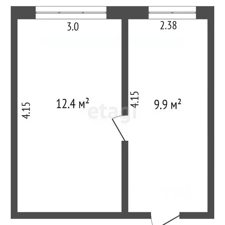 Комната Тамбовская область, Тамбов Моршанское ш., 12 (22.3 м) - Фото 1