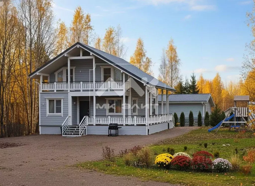 Дом в Ленинградская область, Выборгский район, Первомайское с/пос, ... - Фото 1