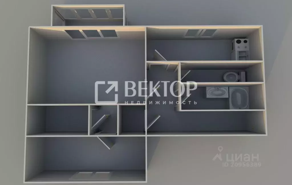 2-к кв. Ярославская область, Ростовский муниципальный округ, пос. ... - Фото 2