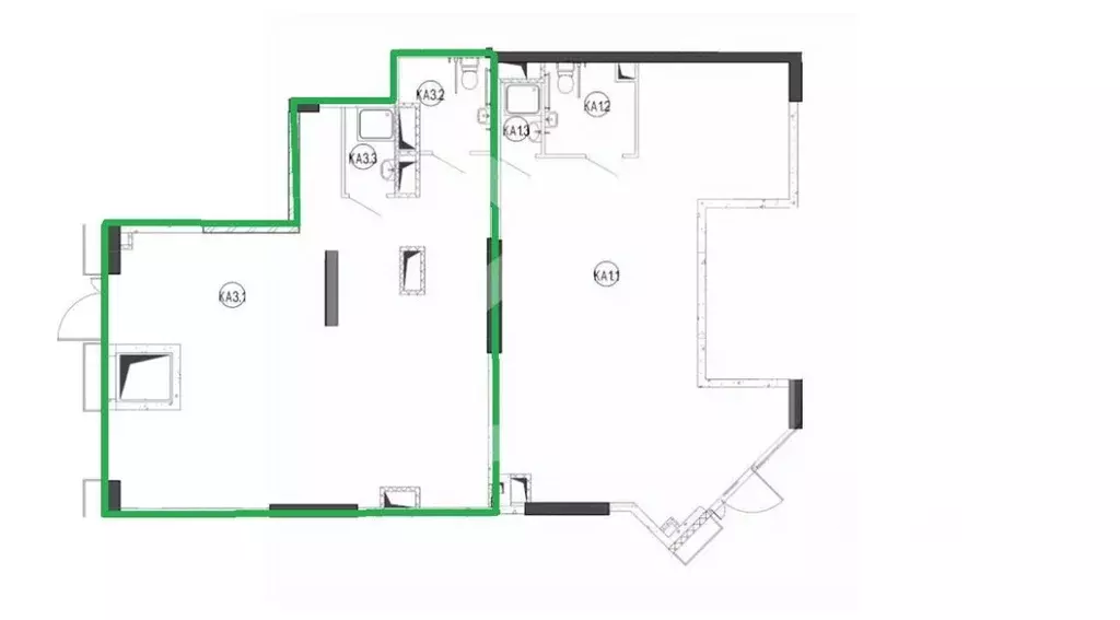 Торговая площадь в Москва Летниковская ул., 6к2 (62 м) - Фото 2