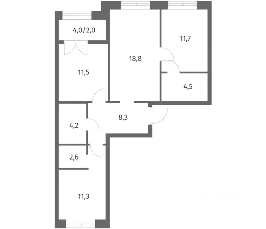 3-к кв. Ленинградская область, Ломоносовский район, Аннинское ... - Фото 1