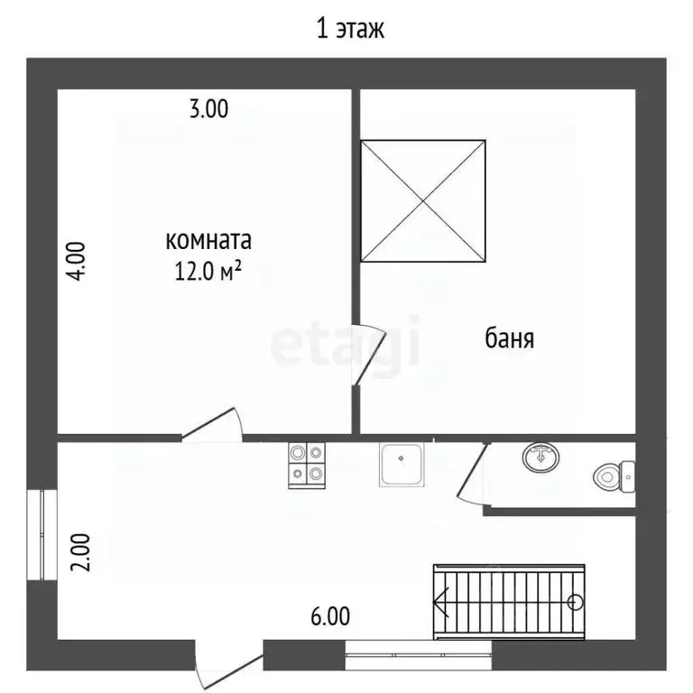 Дом в Пермский край, Пермский муниципальный округ, д. Москвята ул. ... - Фото 2