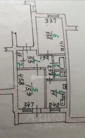 2-к кв. Орловская область, Орел Планерная ул., 31 (50.0 м) - Фото 1