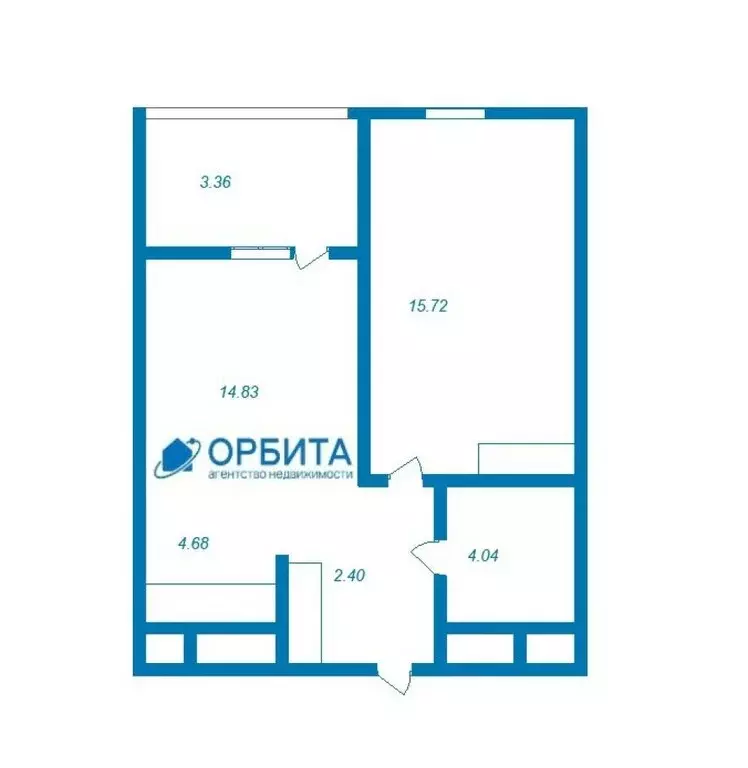 1-комнатная квартира: Тюмень, улица Ю.-Р.Г. Эрвье, 34к1 (41.2 м) - Фото 1