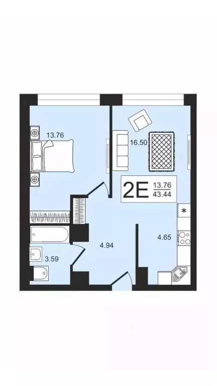 1-к кв. Москва ул. 4-я Марьиной рощи, 10 (44.43 м) - Фото 2