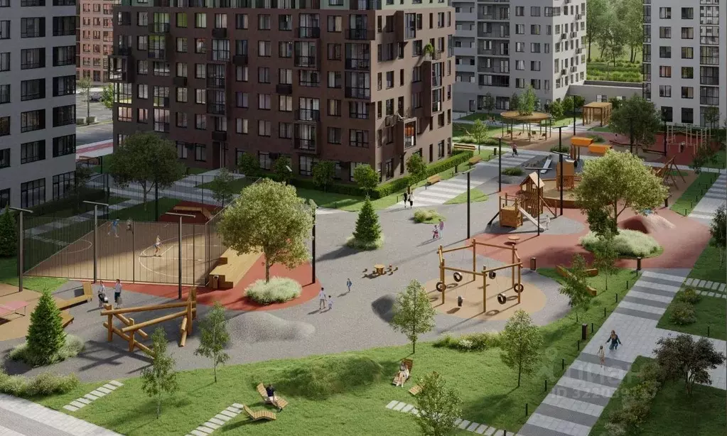 2-к кв. Тюменская область, Тюмень ул. Василия Малкова, 19 (68.78 м) - Фото 2