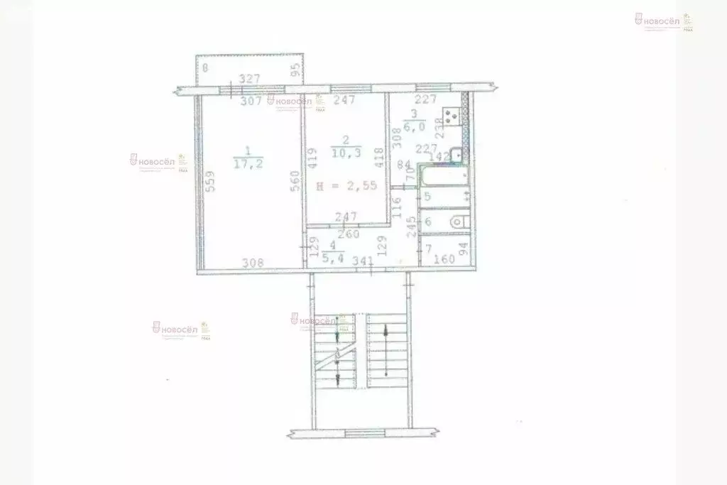 2-комнатная квартира: Екатеринбург, Мурзинская улица, 28 (43 м) - Фото 0