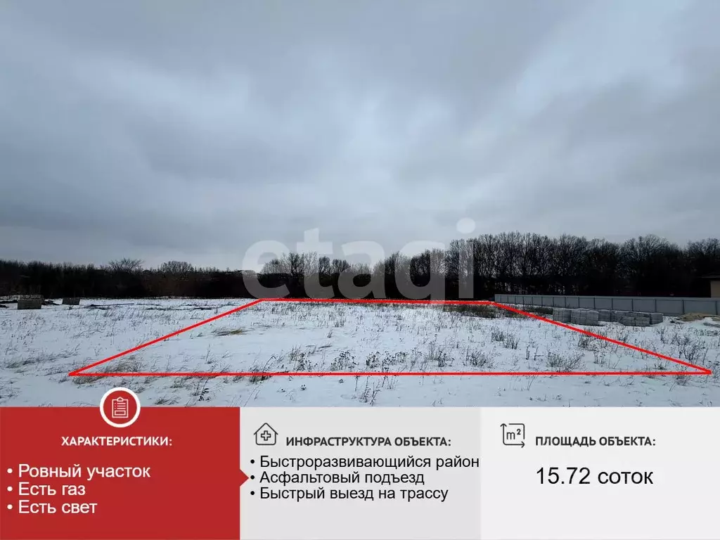 Участок в Белгородская область, Строитель Яковлевский городской округ, ... - Фото 2