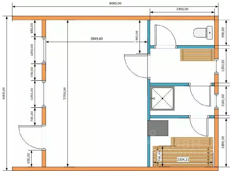 Дом в Мурманская область, Кольский район, Кильдинстрой городское ... - Фото 2