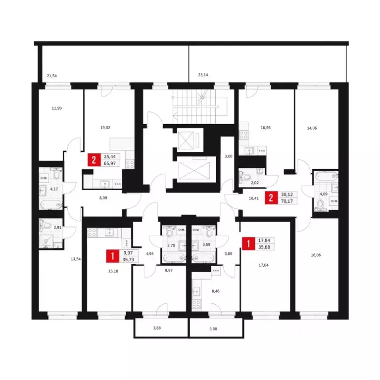 1-к кв. Башкортостан, Уфа ул. Большая Московская, 11 (35.68 м) - Фото 2