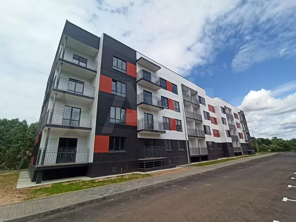 1-к. квартира, 44,6 м, 1/4 эт. - Фото 0