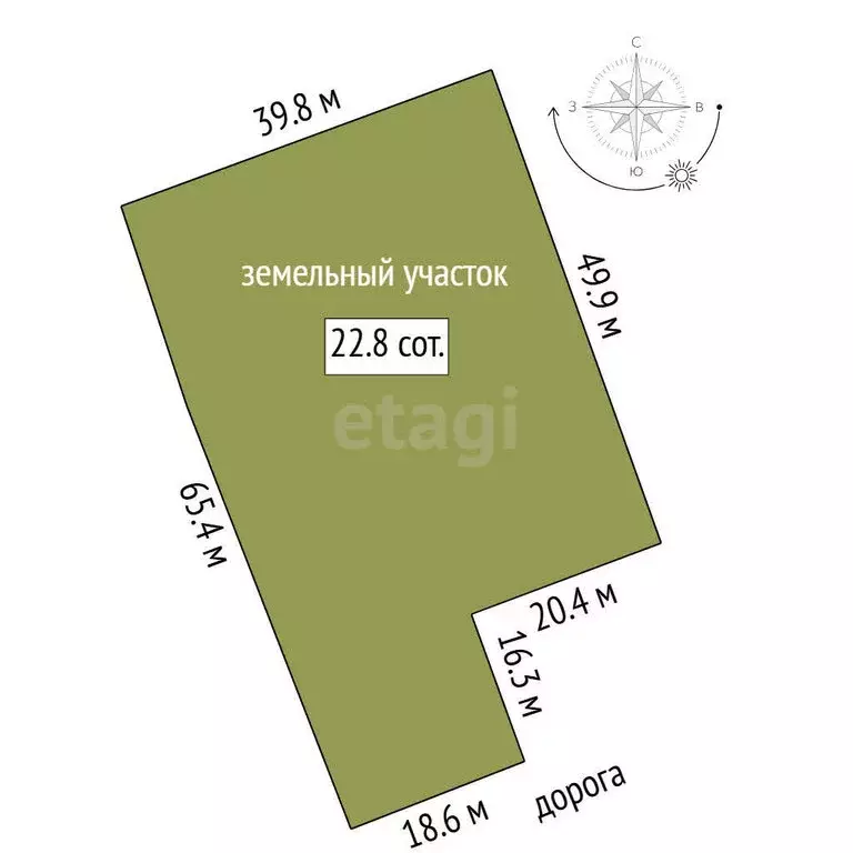 Участок в Тюменская область, Нижнетавдинский муниципальный округ, ... - Фото 1