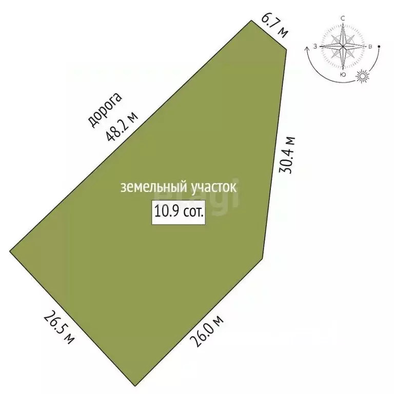 Участок в Башкортостан, Стерлитамакский район, д. Казадаевка ул. ... - Фото 2