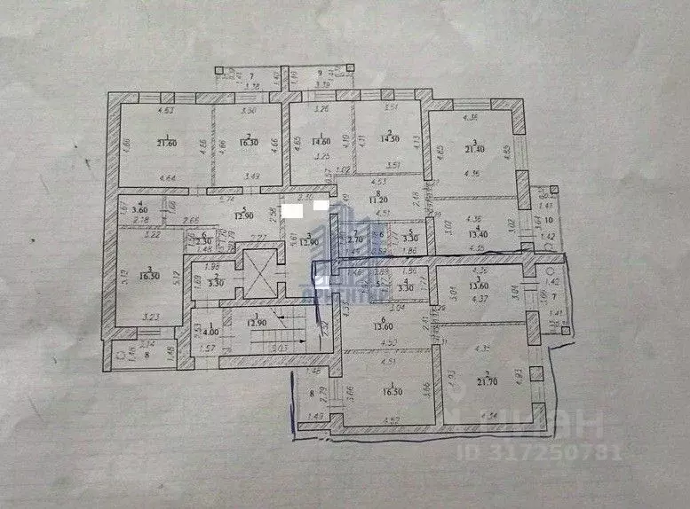 2-к кв. Чувашия, Чебоксары ул. Константина Иванова, 94 (70.0 м) - Фото 2