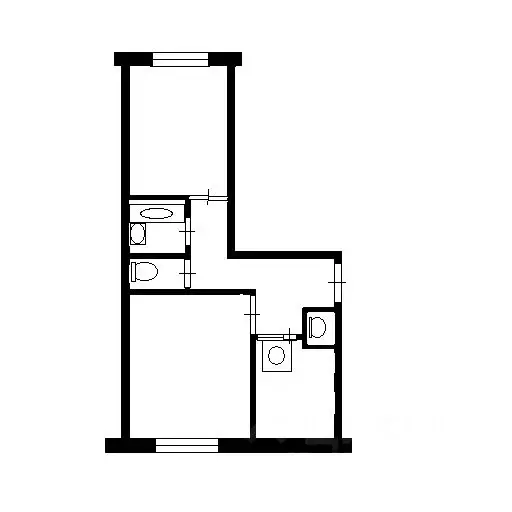 2-к кв. Татарстан, Нижнекамск просп. Химиков, 70Б (45.1 м) - Фото 1