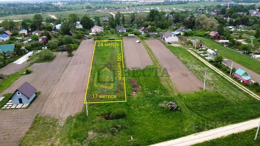 участок в ленинградская область, гатчинский район, д. покровская . - Фото 1