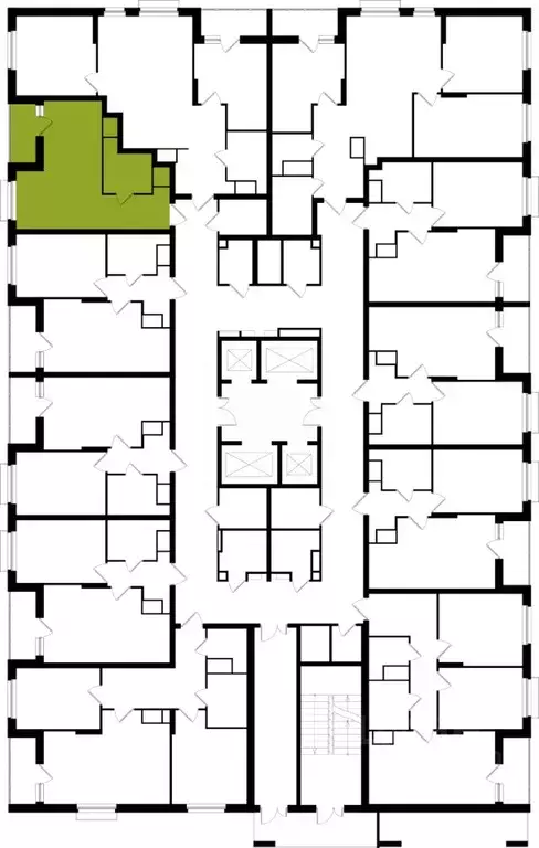 Студия Тульская область, Тула ул. Академика Насоновой (31.17 м) - Фото 2