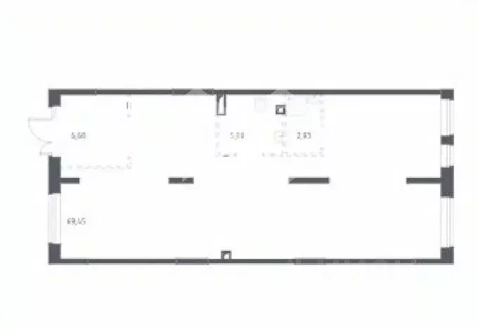 Торговая площадь в Московская область, Домодедово городской округ, с. ... - Фото 2