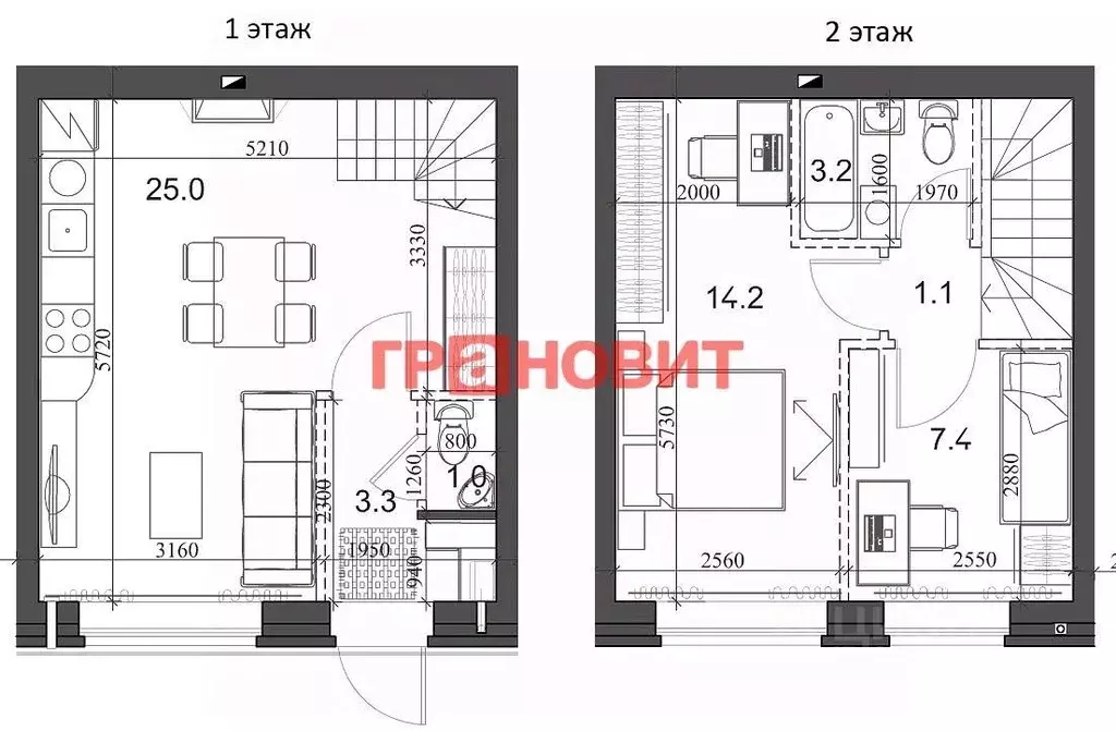 2-к кв. Новосибирская область, Новосибирский район, Мичуринский ... - Фото 1