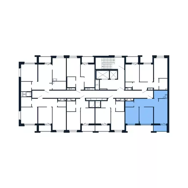 2-комнатная квартира: Новоселье, Центральная улица, 30к2 (47.2 м) - Фото 2