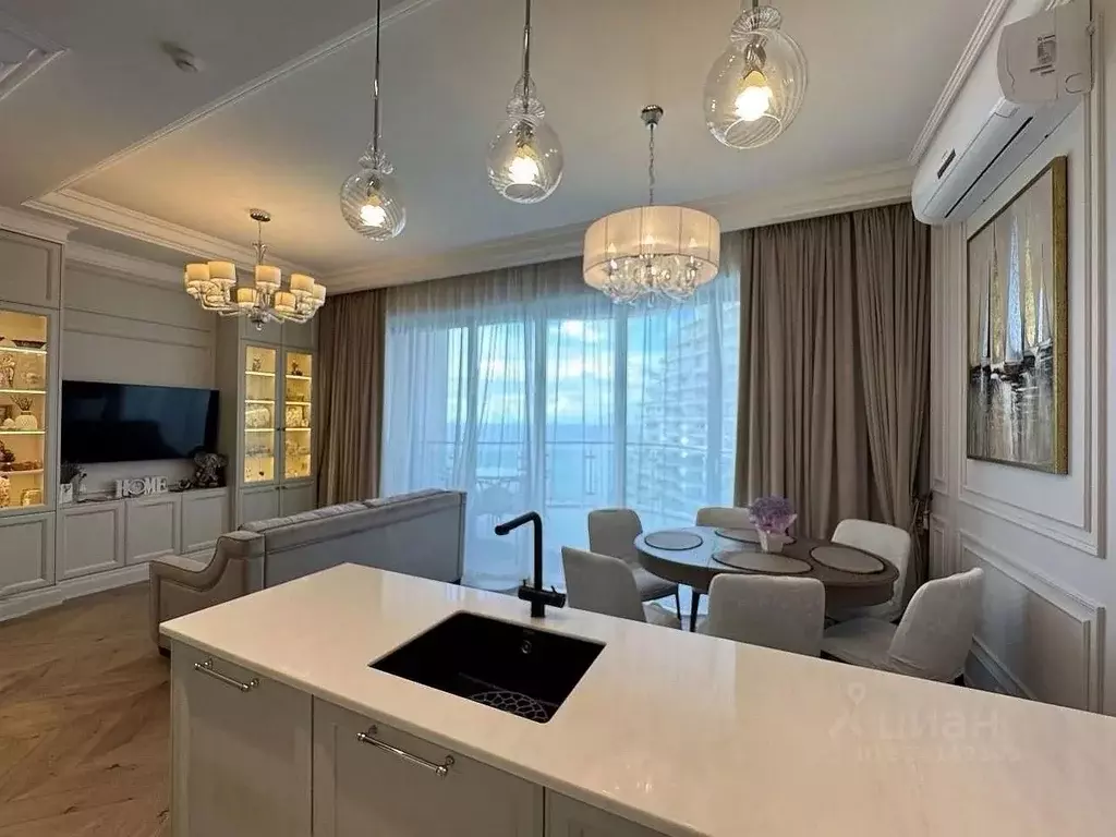 3-к кв. Краснодарский край, Сочи Курортный просп., 105б (95.6 м) - Фото 1