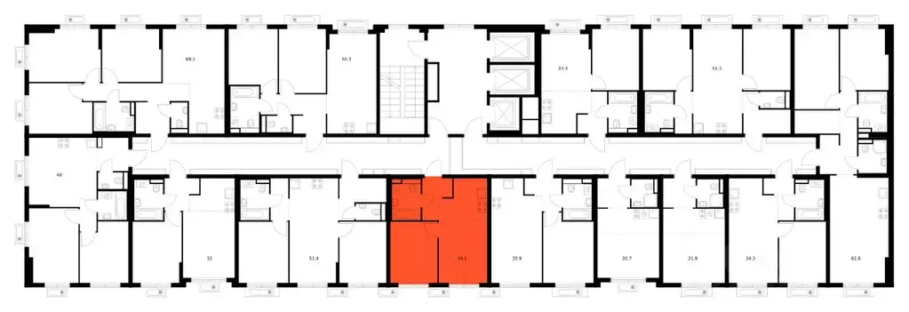 1-к кв. Московская область, Ленинский городской округ, Боброво пгт ... - Фото 2