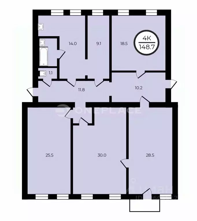 5-к кв. Санкт-Петербург Синопская наб., 32/35 (148.7 м) - Фото 2