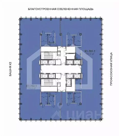 Помещение свободного назначения в Москва Старокалужское ш., 64АС2 (598 ... - Фото 2