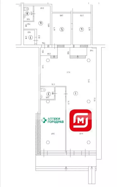 Помещение свободного назначения в Москва Хабаровская ул., 8 (169 м) - Фото 2