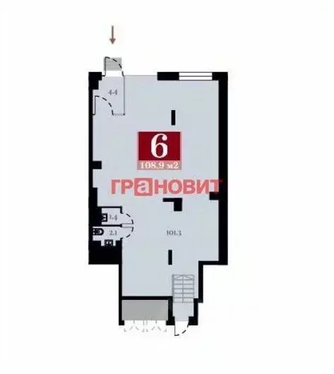 Помещение свободного назначения в Новосибирская область, Новосибирск ... - Фото 1