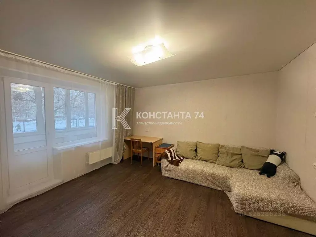 1-к кв. Челябинская область, Челябинск Университетская Набережная ул., ... - Фото 1