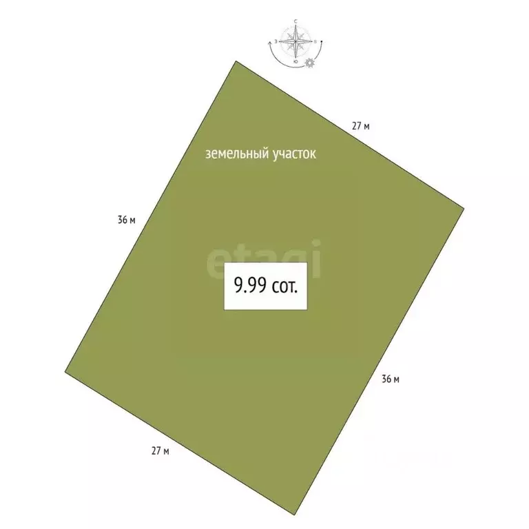 Участок в Алтай, Майминский район, пос. Алферово ул. Победителей, 5 ... - Фото 2