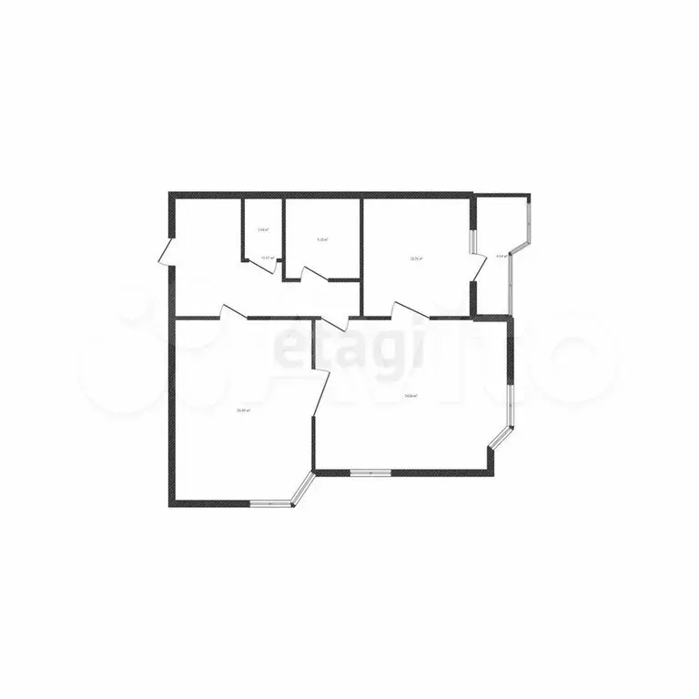 2-к. квартира, 71 м, 13/17 эт. - Фото 0