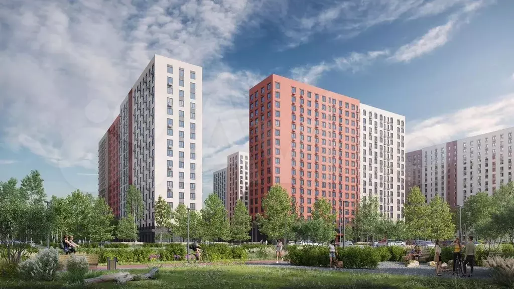 Апартаменты-студия, 28 м, 17/17 эт. - Фото 1