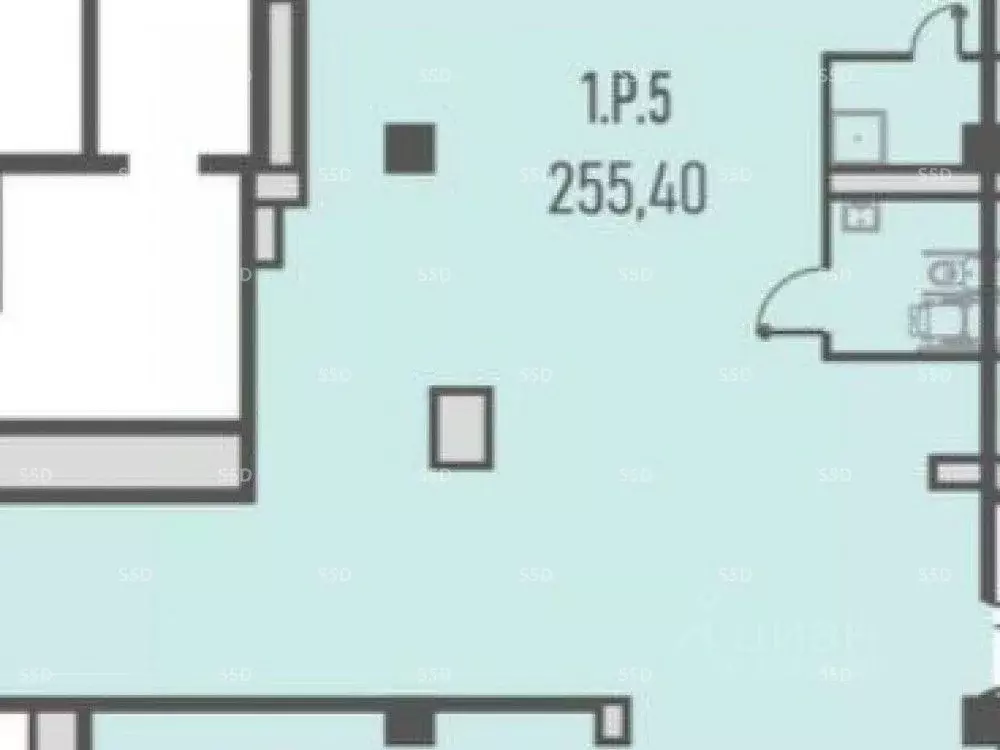 Помещение свободного назначения в Москва Складочная ул., 6 (255 м) - Фото 2