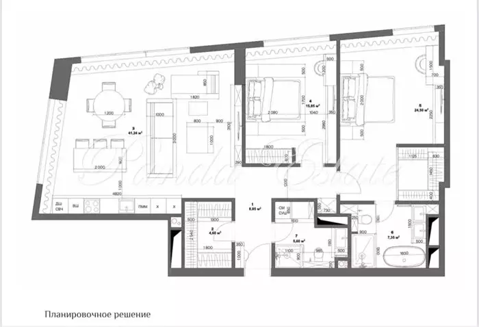 3-комнатная квартира: Москва, Мытная улица, 40к4 (110 м) - Фото 0