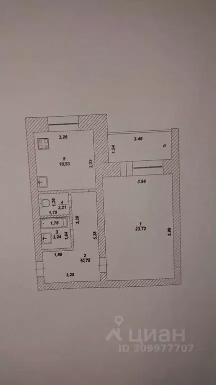 1-к кв. Ульяновская область, Димитровград Московская ул., 40Б (50.0 м) - Фото 0