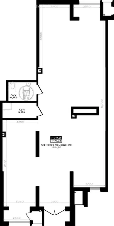 Помещение свободного назначения (144.31 м) - Фото 2